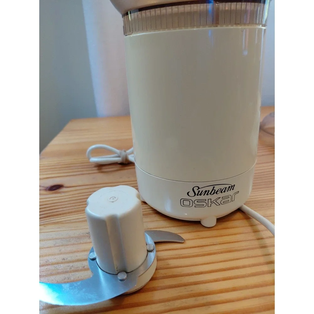 Vintage Sunbeam Oskar 14081 Food Processor Chopper Made in France Tested/Works